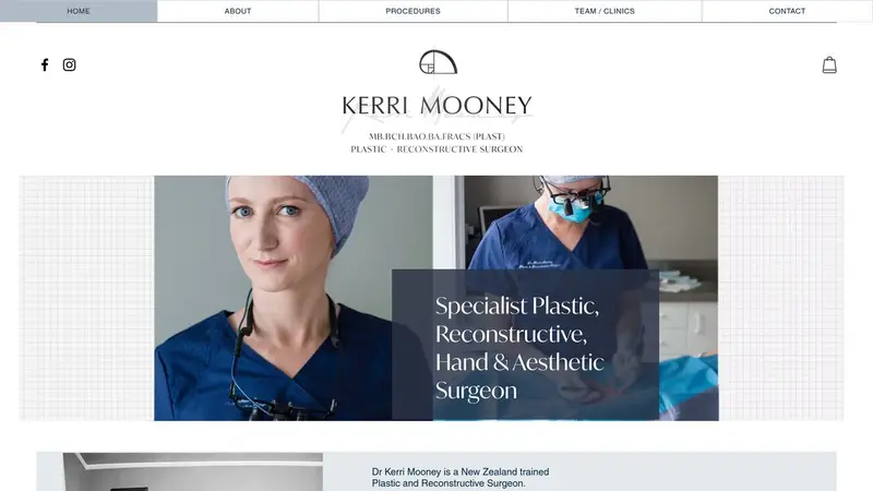 Homepage of drkerrimooney.co.nz