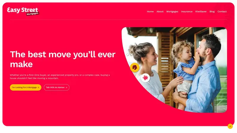 Homepage of easystreet.nz