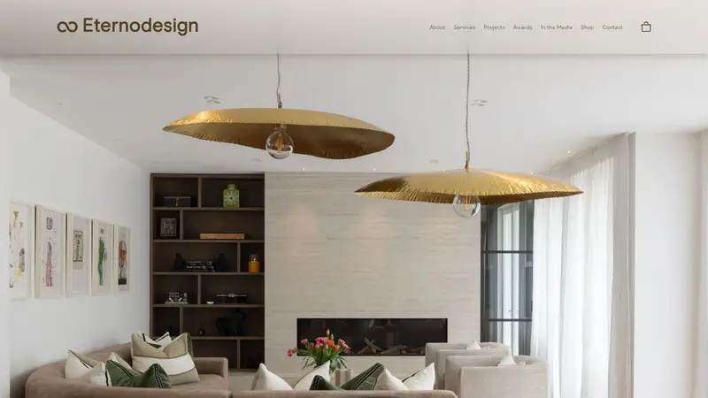 Homepage of eternodesign.co.nz
