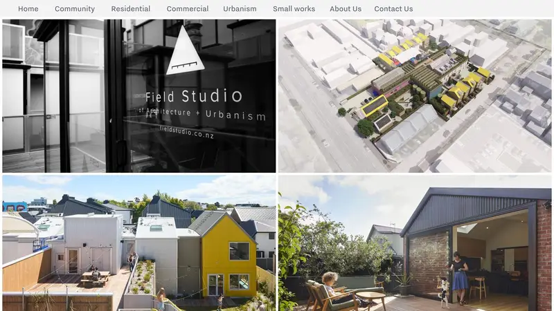 Homepage of fieldstudio.co.nz
