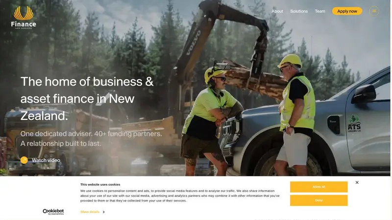Homepage of financenz.co.nz