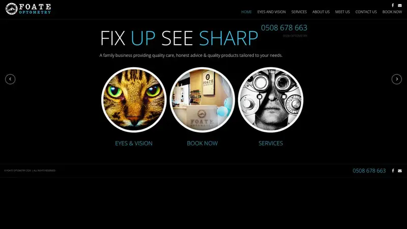 Homepage of foate.co.nz