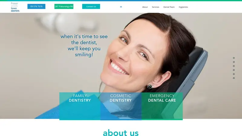 Homepage of frasersmithlowe.co.nz