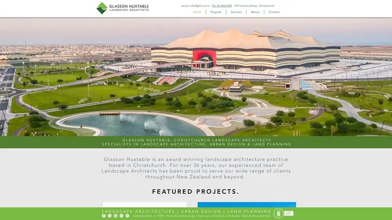 Homepage of ghla.co.nz