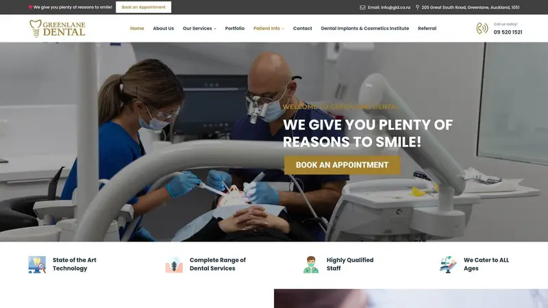 Homepage of gld.co.nz