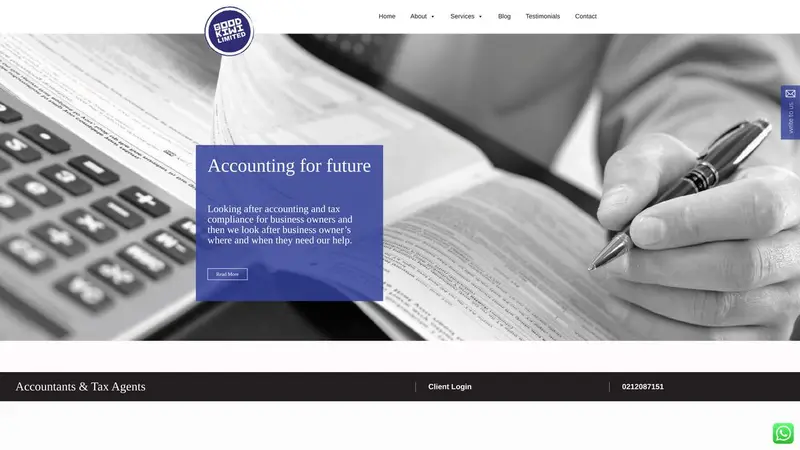 Homepage of goodkiwi.co.nz