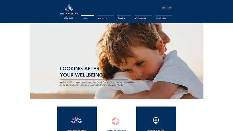 Homepage of greatpine.co.nz