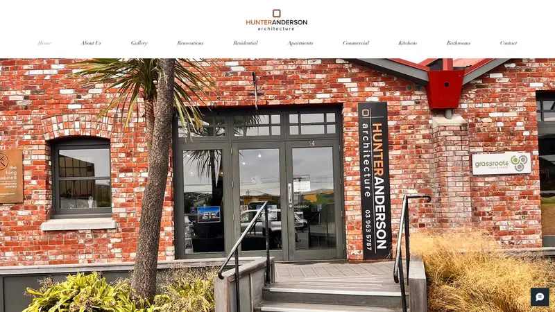 Homepage of haarchitecture.nz