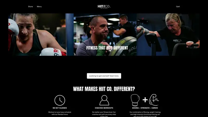 Homepage of hiitco.nz