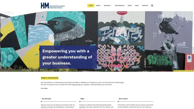 Homepage of hmca.nz
