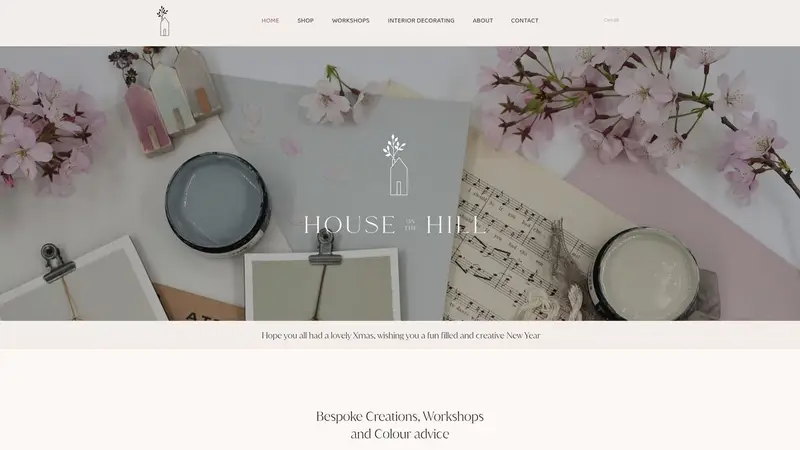 Homepage of houseonthehill.co.nz