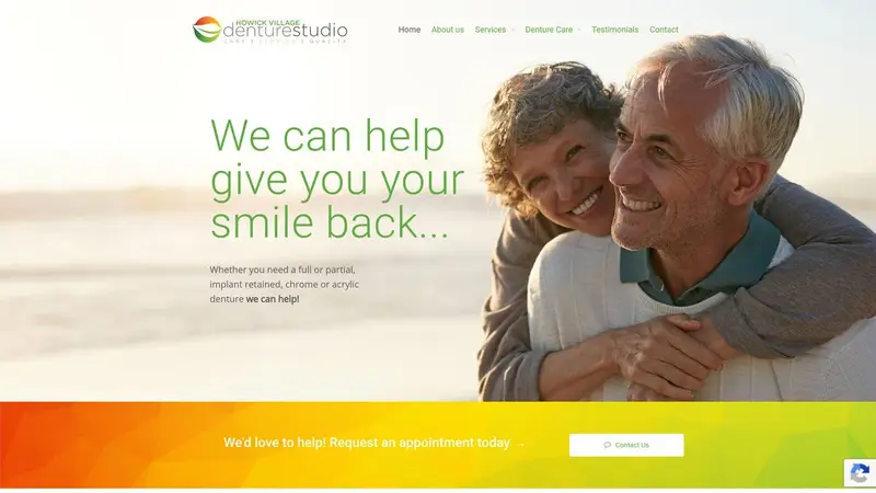 Homepage of howickdentures.co.nz