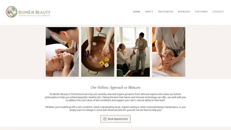 Homepage of iduneir.co.nz
