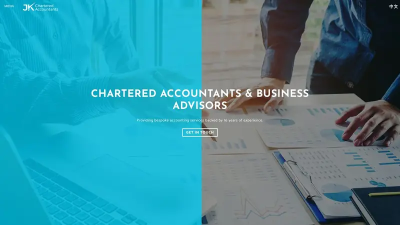 Homepage of jkaccounting.co.nz