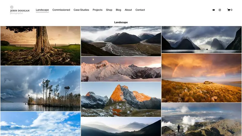 Homepage of johndoogan.co.nz