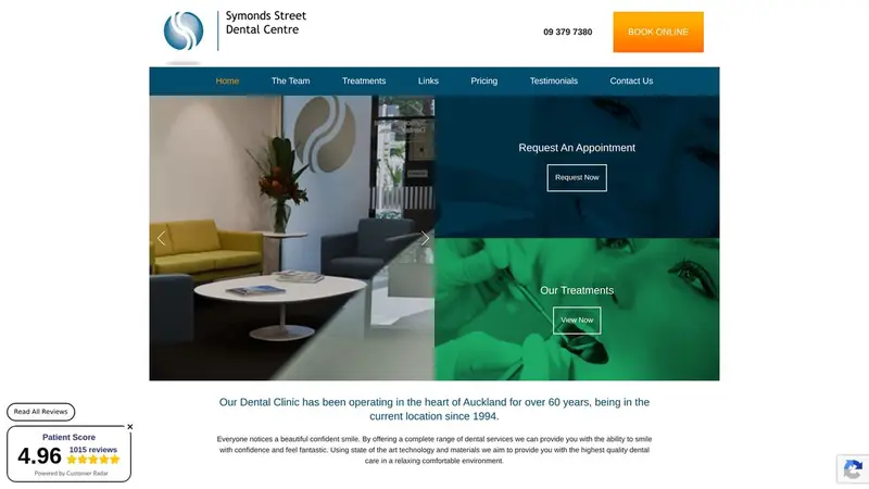 Homepage of justsmile.co.nz