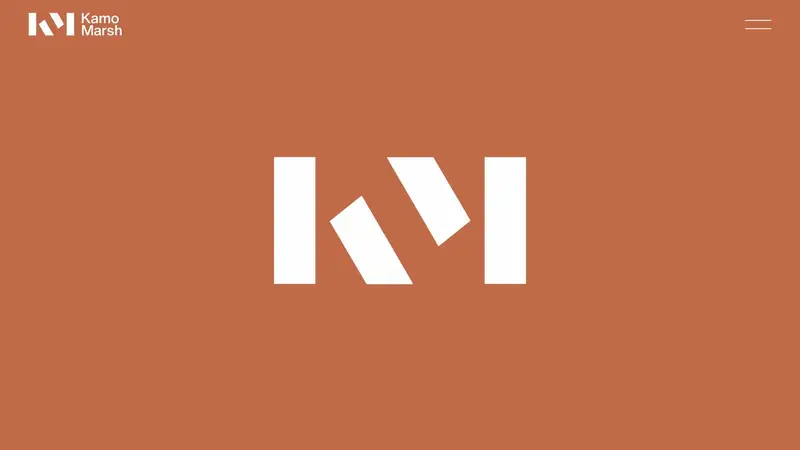 Homepage of kamomarsh.co.nz