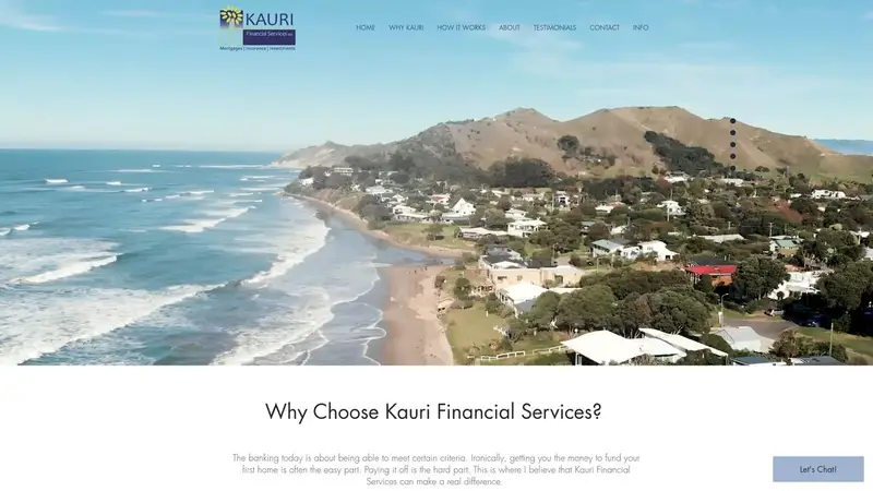 Homepage of kaurifs.co.nz
