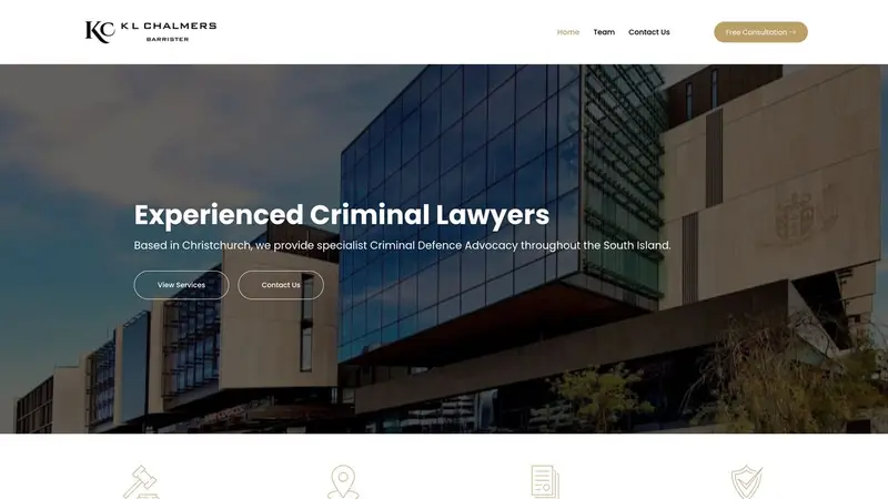 Homepage of klchalmers.co.nz