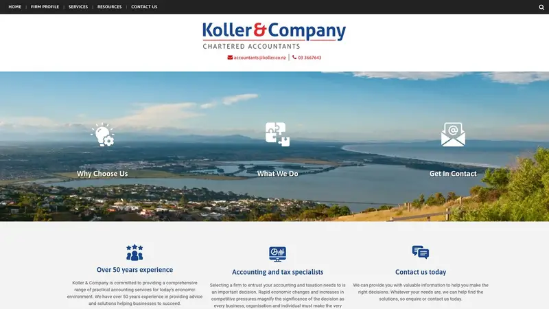 Homepage of koller.co.nz