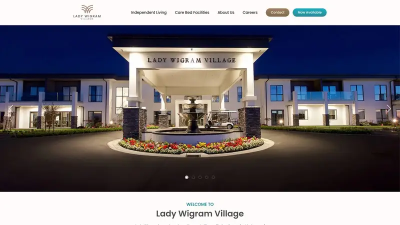 Homepage of ladywigram.co.nz