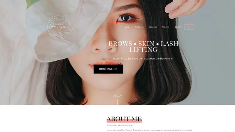 Homepage of laurajane.co.nz