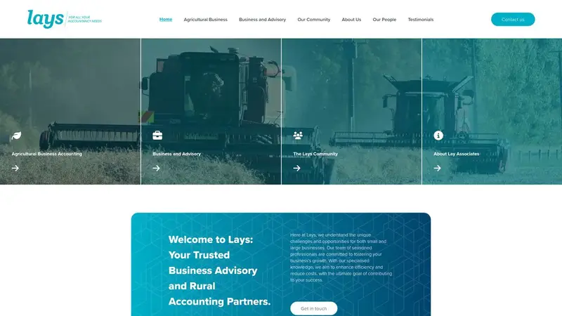 Homepage of layassociates.co.nz