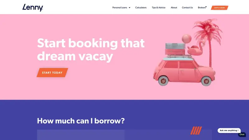 Homepage of lenny.co.nz