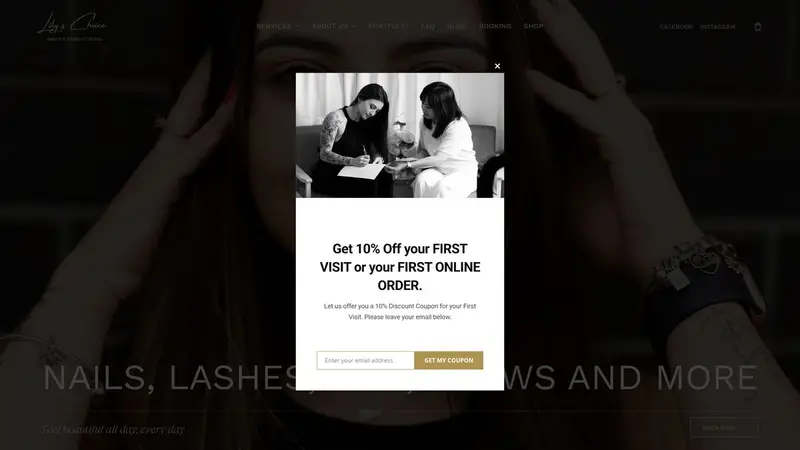 Homepage of lilyschoice.co.nz