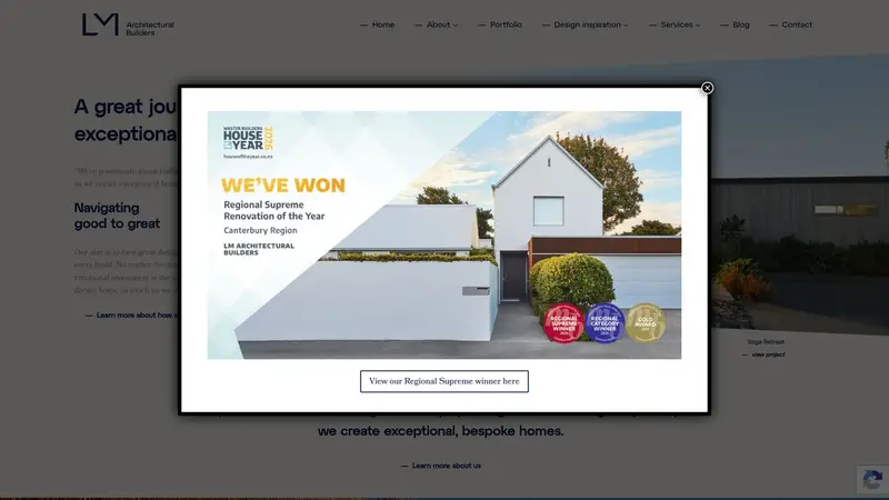 Homepage of lmab.nz