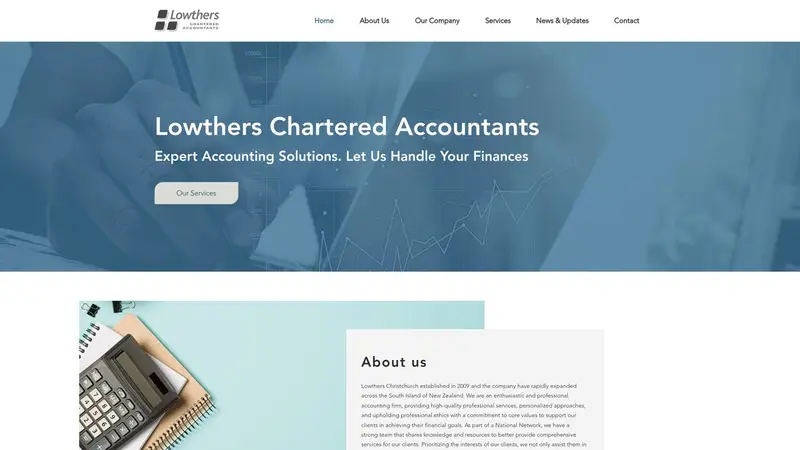 Homepage of lowtherschch.co.nz