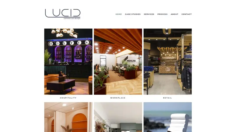 Homepage of lucid-design.co.nz