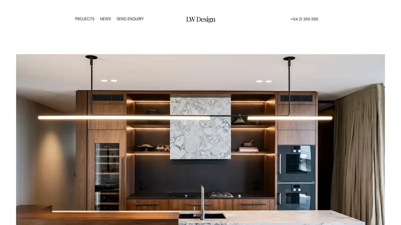Homepage of lucywilkiedesign.co.nz