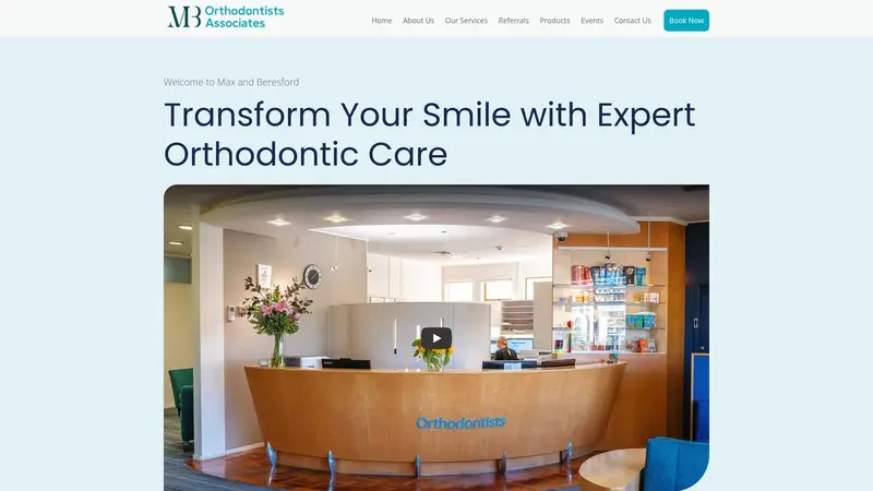 Homepage of maxandberesford.co.nz