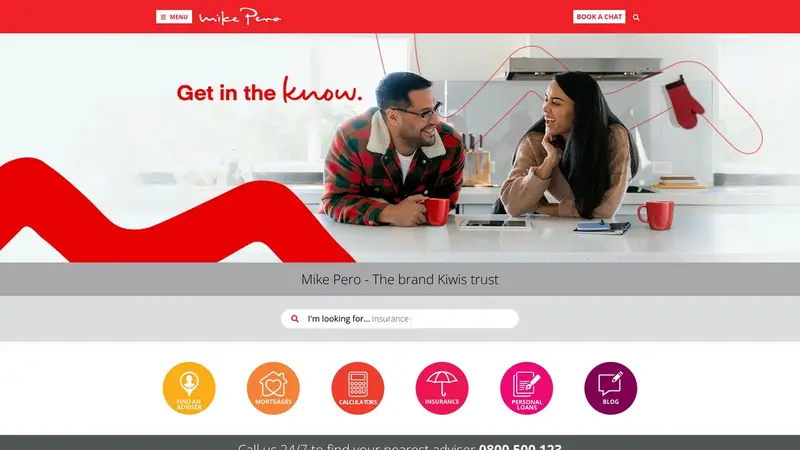 Homepage of mikepero.co.nz