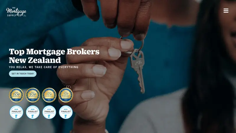 Homepage of mortgagesupply.co.nz