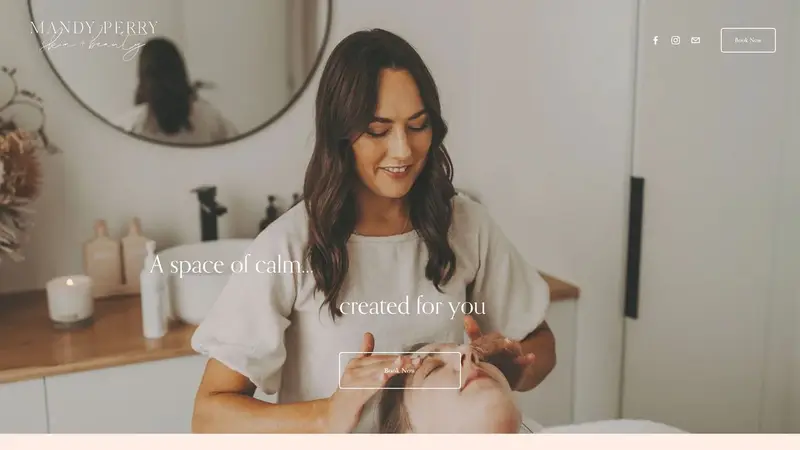 Homepage of mpskinandbeauty.co.nz