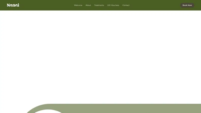 Homepage of nanai.co.nz