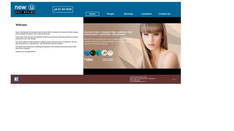 Homepage of new-u.co.nz