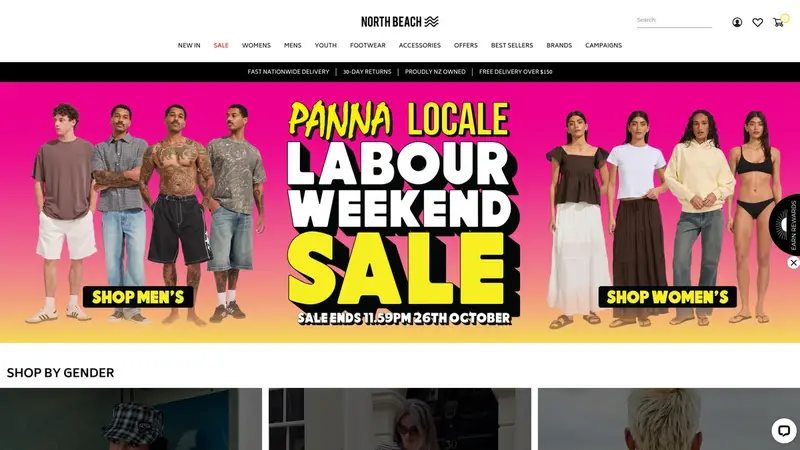Homepage of northbeach.co.nz