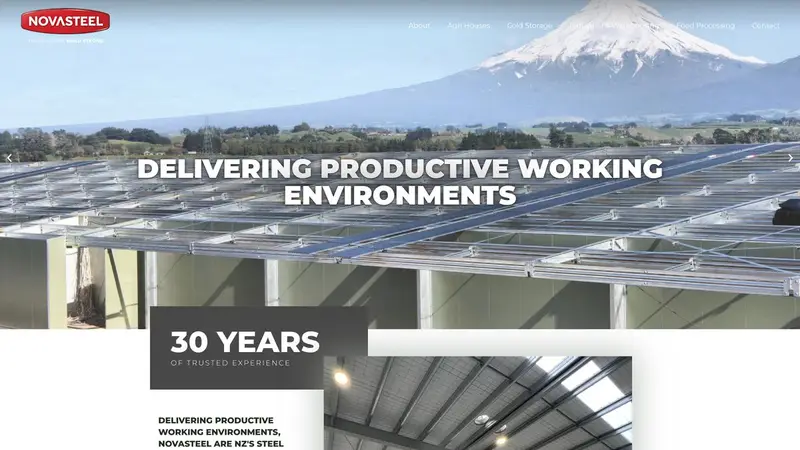 Homepage of novasteel.co.nz
