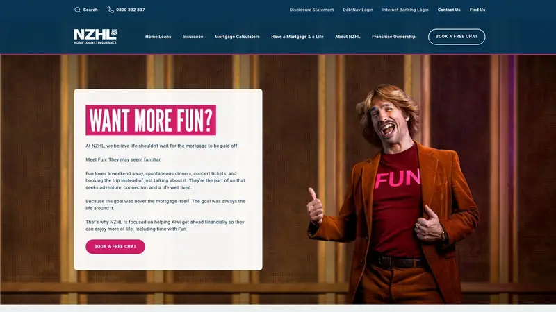 Homepage of nzhl.co.nz