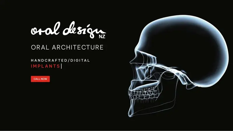 Homepage of oraldesign.co.nz