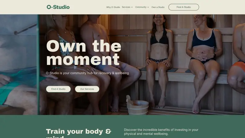 Homepage of ostudio.co.nz