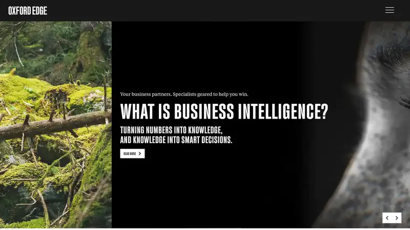 Homepage of oxfordedge.co.nz
