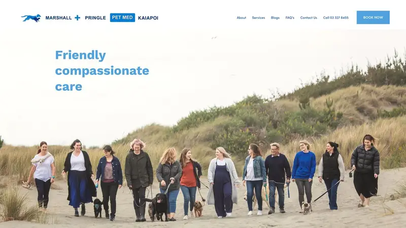 Homepage of petmed.co.nz