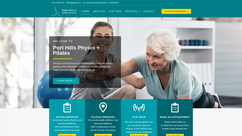 Homepage of phpp.co.nz