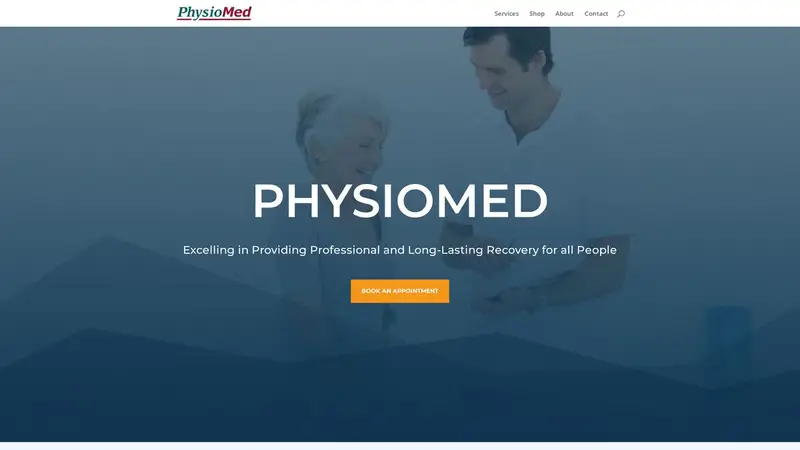 Homepage of physiomed.co.nz