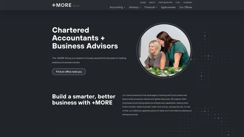 Homepage of plusmore.co.nz