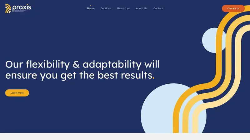 Homepage of praxisca.nz
